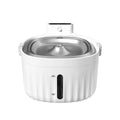 2L Automatic Wireless Eco-Friendly Stylish Cat Water Fountain Motion Sensor Pet Water Dispenser Stainless Steel Pet Feeder