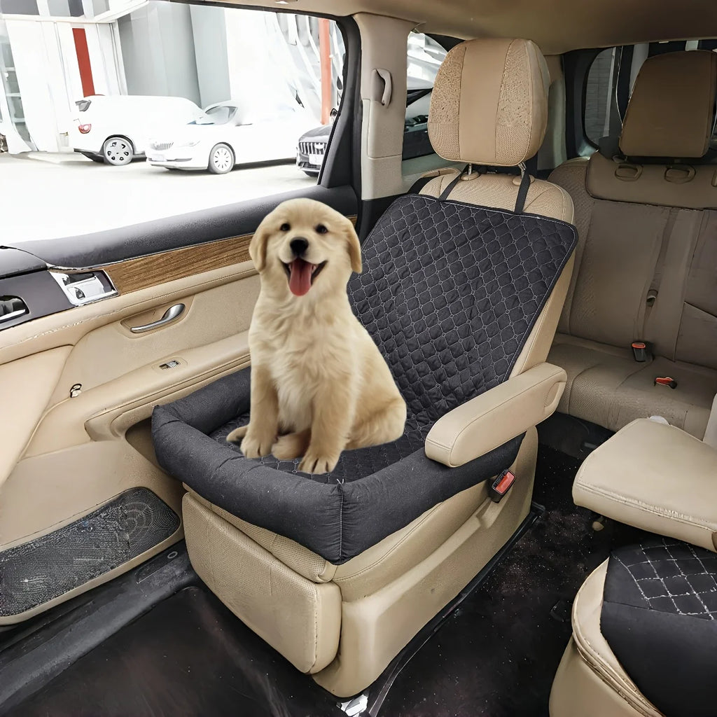 Removable and Washable Pet Bed for Cars and Non-Slip Suitable for Dogs All Sizes Designed for Use in the Front Seat