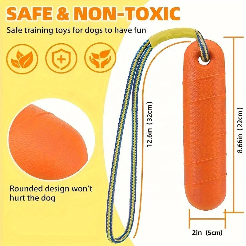 Floating Dog Chew Toy with Rope Durable Water-Resistant Interactive Training Toy for All Breeds Dogs Summer Outdoor Dog Toys