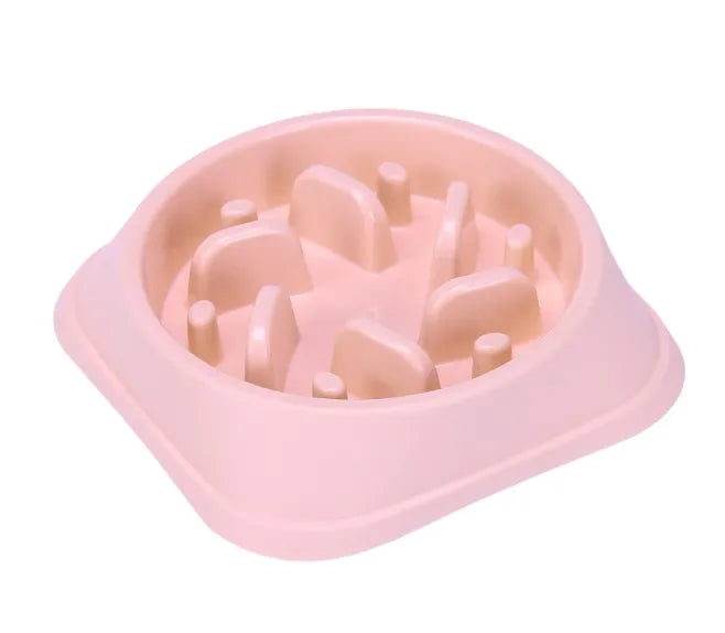 Pet Slow Feeder Dog Bowl Pet Feeding Bowls Cat Dog Slow Down Feeders Bowls for Pets Cats Food Dish Dog Supplies