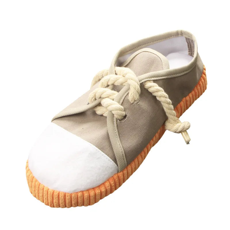 Shoe Dog Chew Toys for Small Medium Dogs Pet Dog Plush Animal Chewing Toy Pet Manufacturer Interactive Pet Toy
