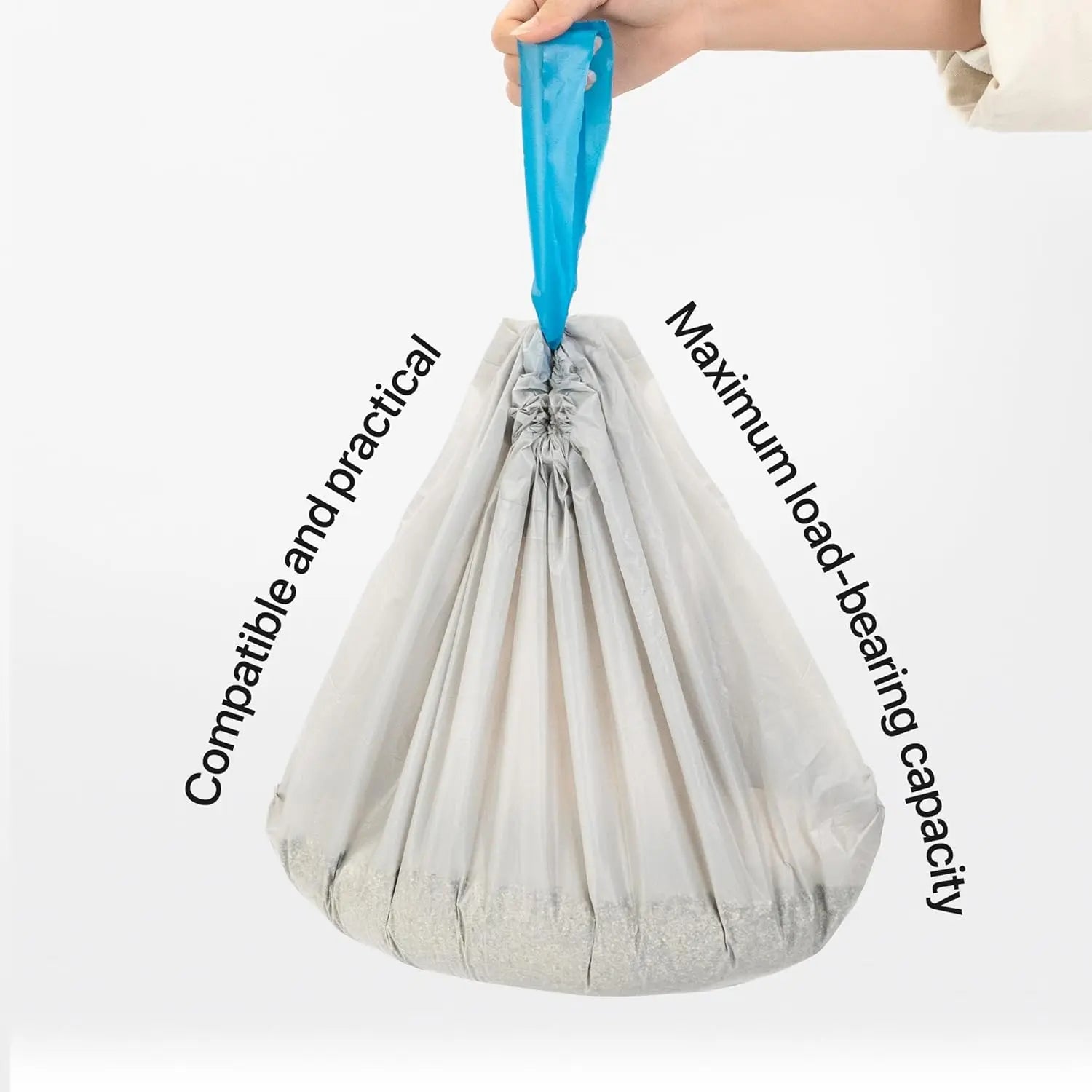 2 Rolls Replaced Open-Top Self-Cleaning Cat Litter Box Poop Bags M1 Automatic Cat Litter Box Receptacles Easy Clean Feature