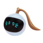 Automatic Cat Ball Toys Interactive Cat Toys Electronic Pet USB Rechargeable Self Rotating Indoor Pet Teaser Toys Cat Products