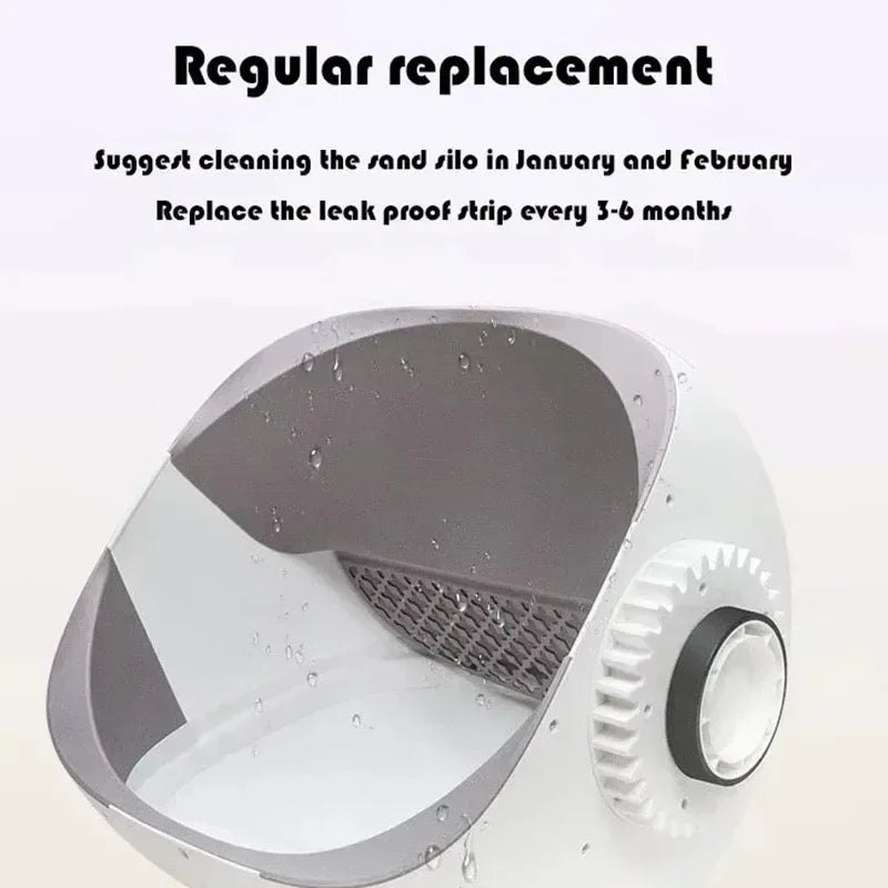 Cat Litter Box Leak Proof Adhesive Tape Easy Clean Waterproof Cat Supplies with Specialty M1 Leak Proof Stickers Sand Boxes