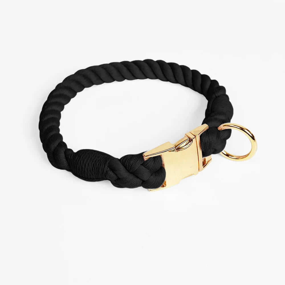 Large Medium Small Dog Products Personalized Pet Bow Tie Color Gradient Collar Metal Buckle Alloy D-Hook Polyester Cotton
