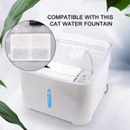 Universal 2L Eco-Friendly Automatic Pet Water Dispenser Cat Water Fountain Filters Coconut Activated Carbon Replacement Filters