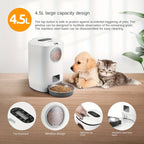 4.5L Automatic Dog Feeder Smart Pet Feeder for Cat and Dogs Auto 4 Meals Feeding Button Control Smart Dog Feeder