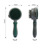 Pet Hair Removal Comb Dog Cat Comb Double-sided Bath Brush Hair Removal Massage Hair Removal Self-cleaning Comb Cat Products