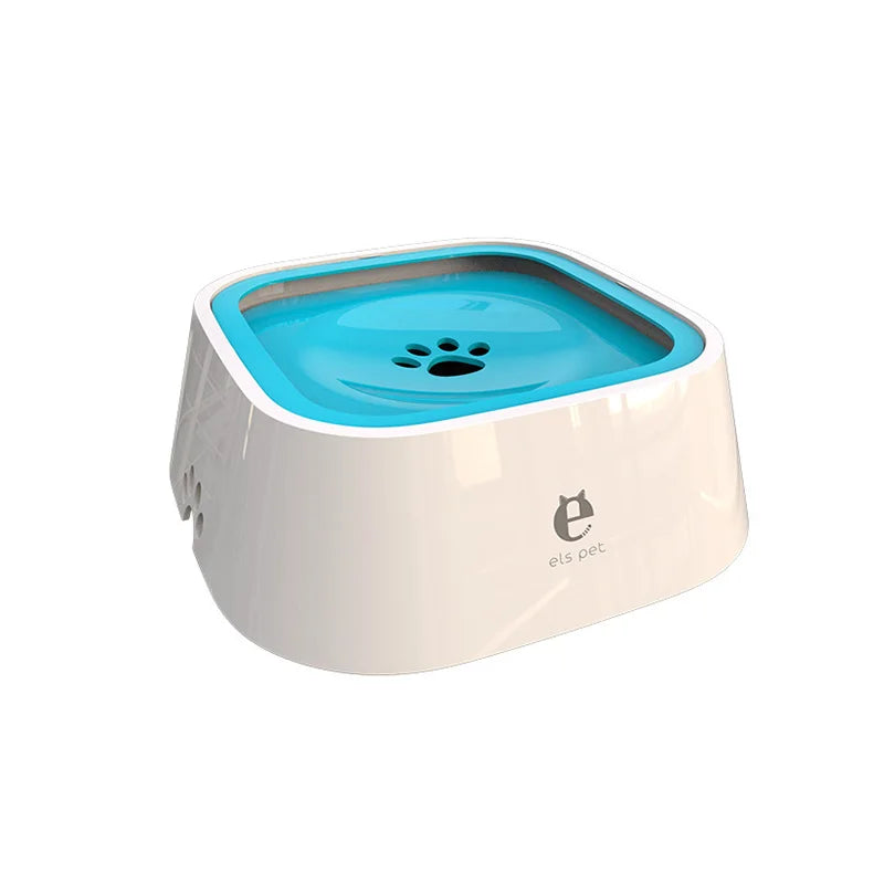 1L Pet Cat Dog Bowls Floating Bowl Water Drinker Not Wet Mouth Splash Water Cat Drinking Not Sprinkler Portable Dog Water Bowls