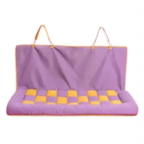 Plaid Luxury Dog Car Seat Covers with Washable Anti-Slip Design Nylon Material Eco-Friendly Safety Buckle Dropshipping