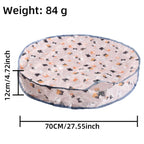 Rechargeable Electric Indoor Interactive Cat Toy Kitten Motion-Activated Hide Seek Toy with Plastic Hiding Cover Exercise Toy