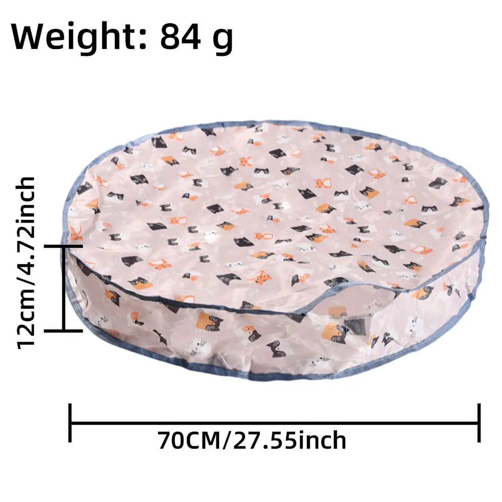 Rechargeable Electric Indoor Interactive Cat Toy Kitten Motion-Activated Hide Seek Toy with Plastic Hiding Cover Exercise Toy