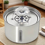 Wholesale 3L Pet Water Dispenser 304 Stainless Steel Cat Water Fountain Smart  Dog Feeding Pet Supplies