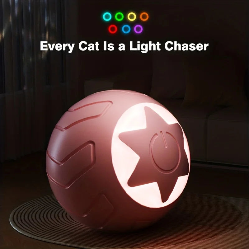 Interactive Smart Cat Dog Toys Automatic Rolling Electric Plastic Ball for Dog Training Endless Fun Product