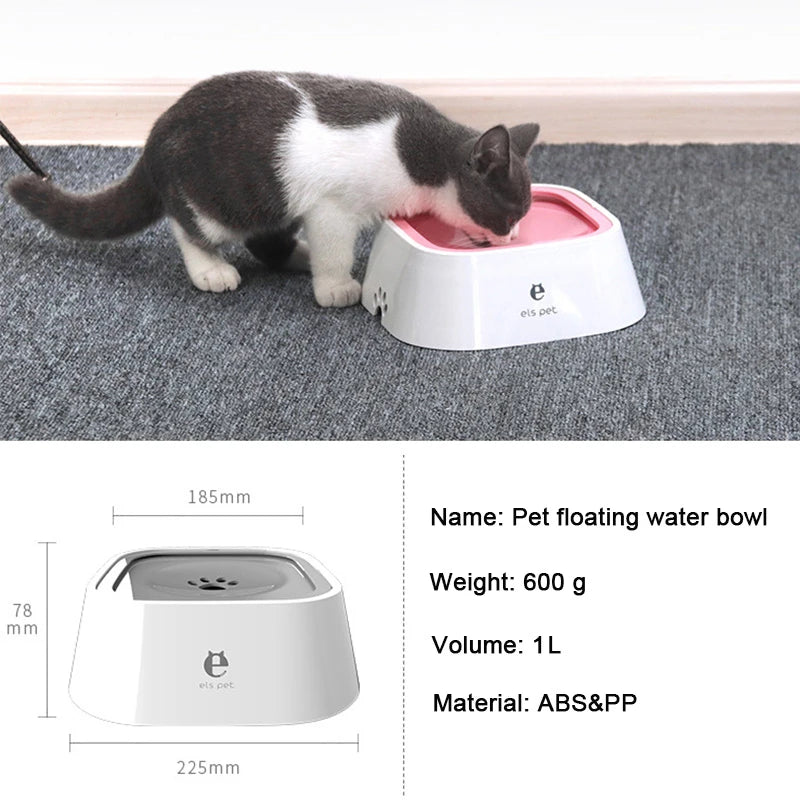 Pet Dog Floating Bowl Water Drinker Anti Spill Dog Bowl Designer Dog Water Bowl Not Sprinkler Pet Water Dispenser