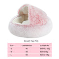 Winter Long Plush Solid Cat Bed & Pet Cage Warm Cushion Basket Dog Bed Sleep Bag Nest for Small Cats