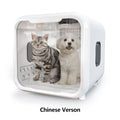 71L Smart Dog Hair Dryer for Cat Quiet Automatic Pet Dryer Box Smart Temperature Control 360 Degree Cat Drying Box for Cat Puppy