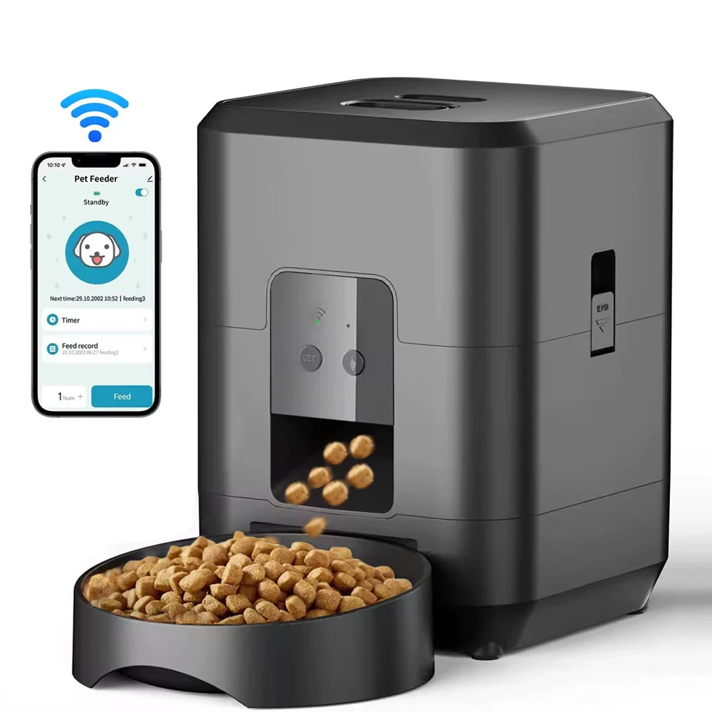 OEM 2L Automatic Cat Feeder with Camera Cat and Dog Food Dispenser Smart Timed Setting Smart Pet Feeder Dog Supplies