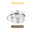 1/3L Stainless Steel Dog Floating Bowl No Spill Anti-Splash Dog Water Dispenser Non-Slip Dog Cat Pet Water Feeder Bowl Pet Bowls