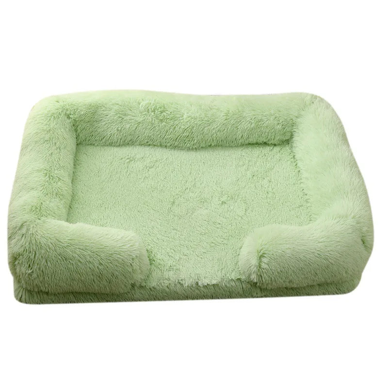 Orthopedic Dog Beds for Large Dogs Fluffy Large Dog Bed with Removable Washable Cover Non-Slip Bottom Foam Couch Bed