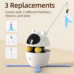 3 in 1 Automatic Cat Toys Interactive Smart Teasing Pet LED Laser Indoor Electronic Pet Cat Teaser Stick Cat Products