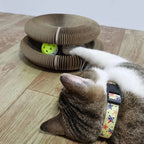 Eco-Friendly Magic Organ Cat Scratching Board with Bell and Grinding Claw Paper Material Climbing Frame for Cats