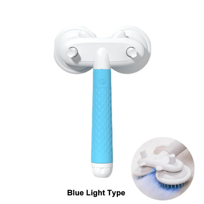 Pet Cat Brush Dog Slicker Brush Double-headed Negative Ion One-button Self Cleaning Pet Brush