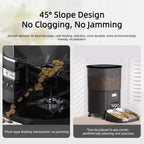 OEM 4.5L Dual Bowls Automatic Pet Feeder Button Control Pet Food Bowls Smart Cat Feeder