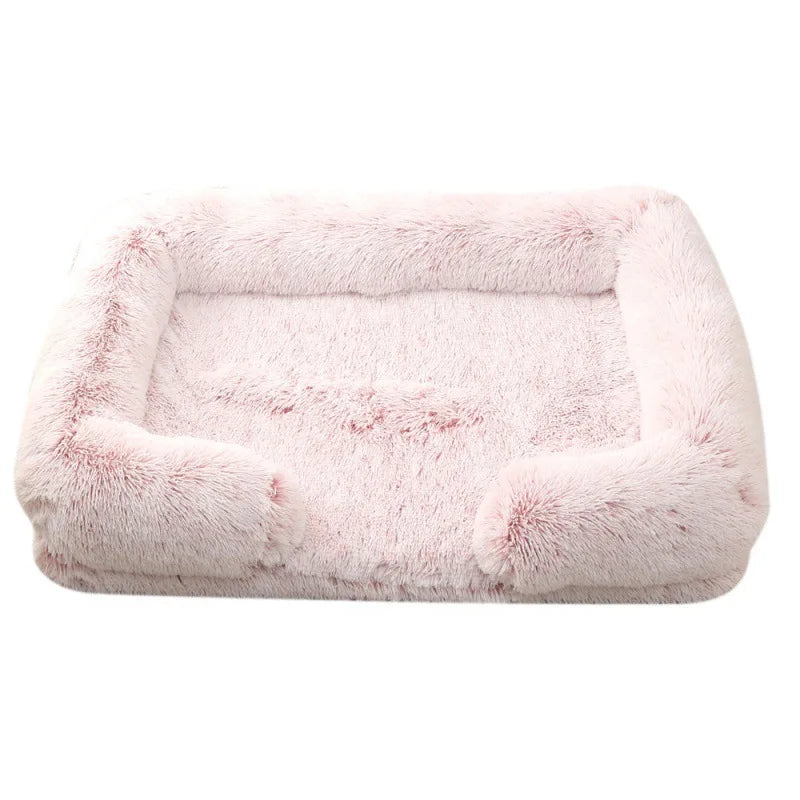 Orthopedic Dog Beds for Large Dogs Fluffy Large Dog Bed with Removable Washable Cover Non-Slip Bottom Foam Couch Bed