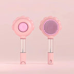 New Sunflower Pet Hair Removal Comb Anti-Flying Self-Cleaning Cat Hair Brush with Massage Feature for Dogs