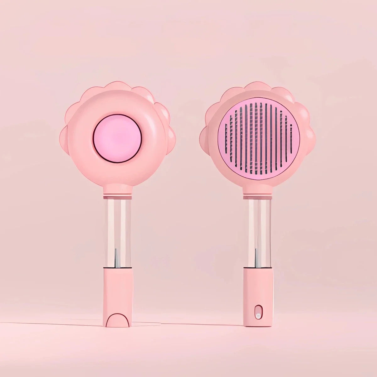 New Sunflower Pet Hair Removal Comb Anti-Flying Self-Cleaning Cat Hair Brush with Massage Feature for Dogs