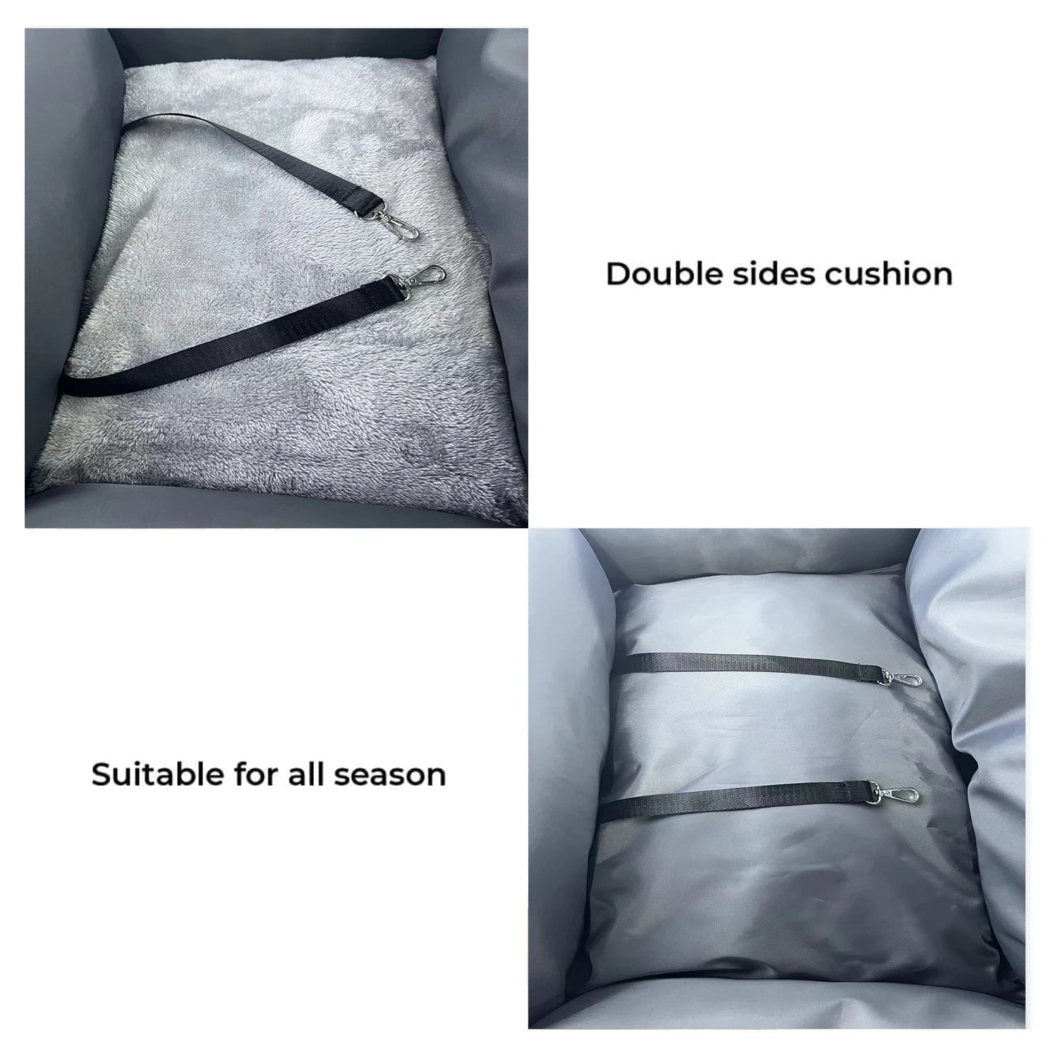 Luxury Dog Beds Waterproof Dog Car Seat Bed Soft Cat Beds Travel in Confortable Pet Carrier Bag Pet Car Seat Custom LOGO Color