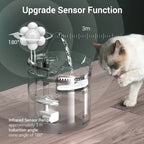 2L Portable Transparent Automatic Pet Water Dispenser Smart Cat Water Fountain Sensor Eco-Friendly Plastic Ultra Silent Charge