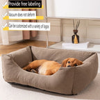 Wholesale Corduroy Removable and Washable Four Season Pet Beds Cat Bed in Stock Deep Sleep for Small Dog Bed Dog Sofa