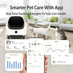 OEM 68L Open-design Automatic Cat Litter Box Self Cleaning Sensor Safety Protection Smart Pet Health Monitor System Cat Toilet