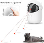 Automatic Laser Cat Toy Pet Interactive Cat Toy USB Rechargeable Indoor 3 Modes Dogs Laser Pointer Toys Cat Products