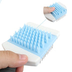 Double Sides Self Cleaning Dog Brush for Shedding Pet Grooming Comb Cat Brush Removes Loose Under Layers Knead Tangled Hair