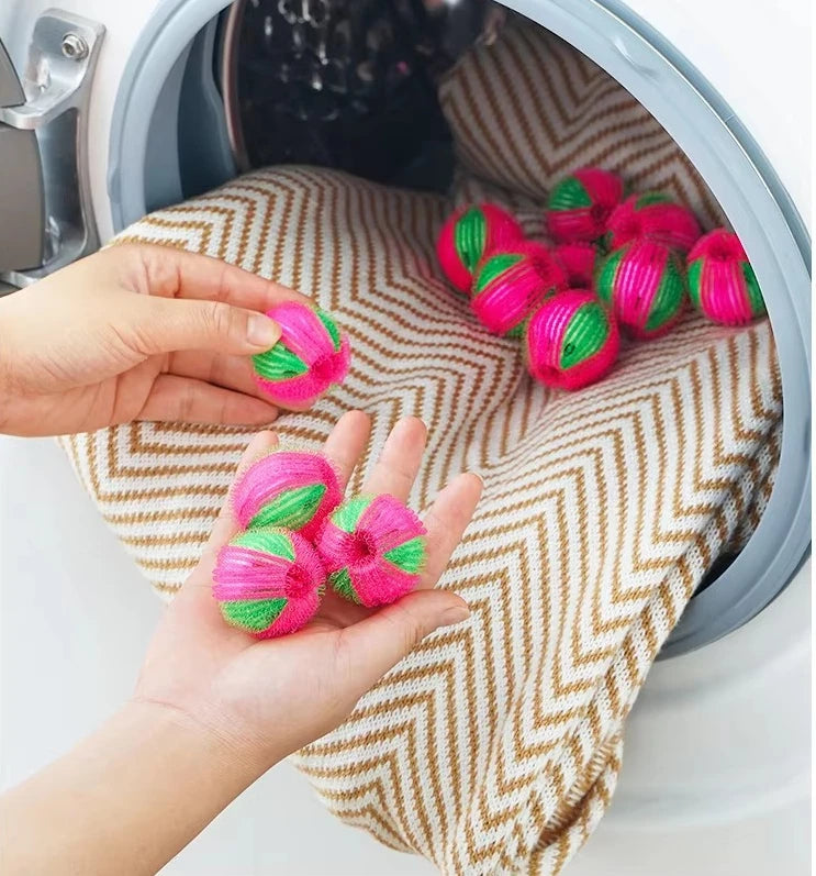 5cm Decontamination Anti-Tangle Hair Dryer Ball for Hair Remover Washing Machine Hair Filter Balls Nylon Laundry Ball