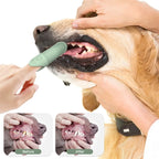 Dog Toothbrush 360 Degree Cleaning Finger Toothbrush for Dogs Food Grade Silicone Dog Finger Toothbrush for Cats Dental Care