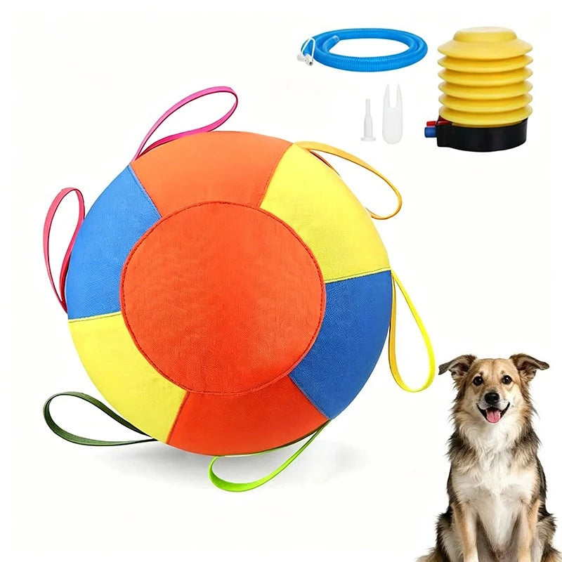 Wholesale Herding Ball for Dogs 22 Inch Calming Jumbo Ball for Dog Training Balls with Heavy-Duty Handle Cover and Pump