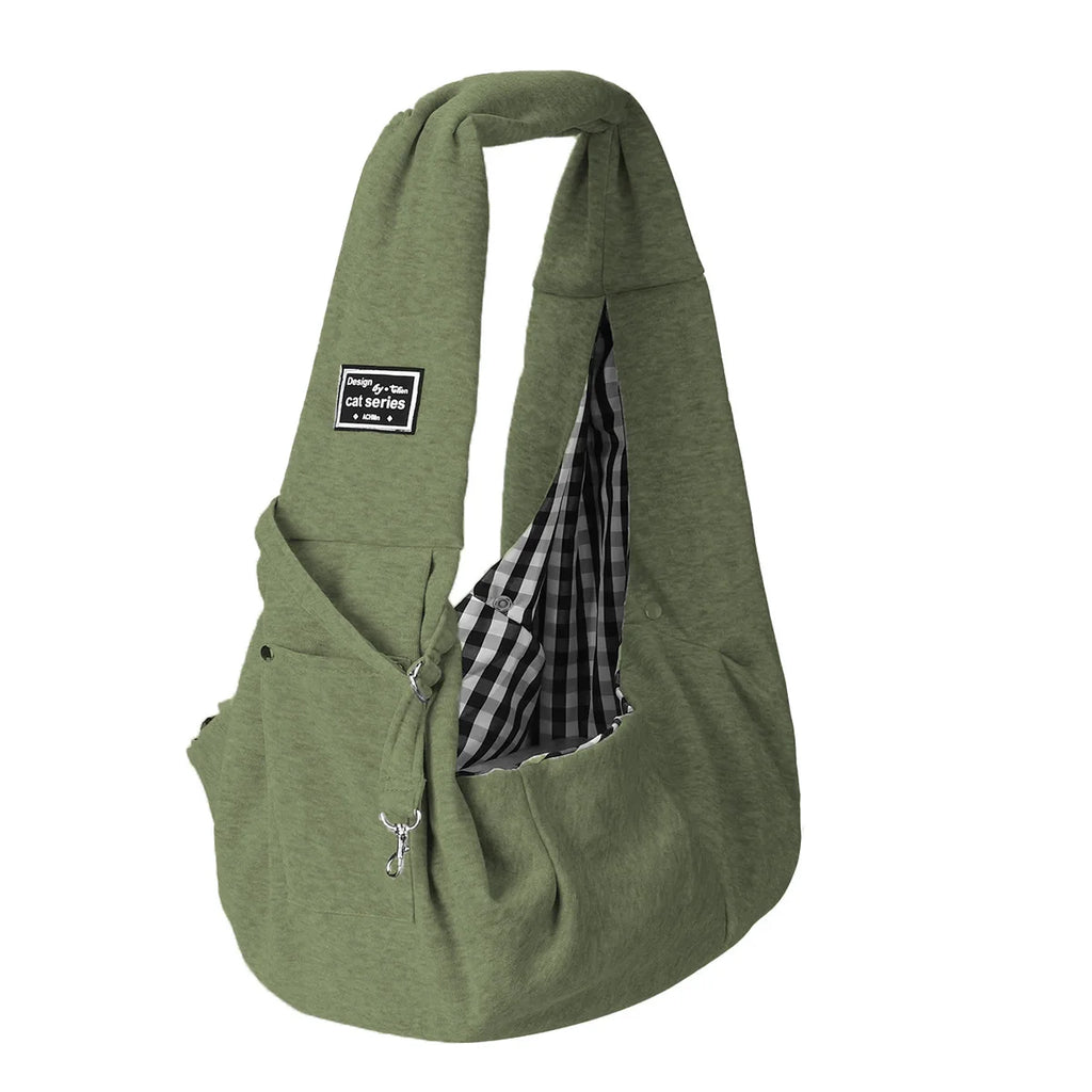 Pet Carrier Bag Cats Puppy Outdoor Travel Dog Shoulder Bag Cotton Single Comfort Sling Handbag Tote Pouch Cat Backpacks