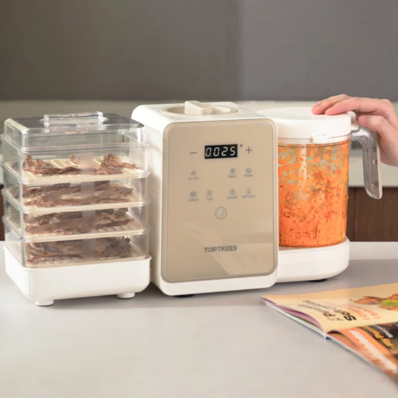 Electric Baby Multifunctional Food Maker Integrated Automatic Cooking Grinding Steaming Stirring for Blender Food Processor