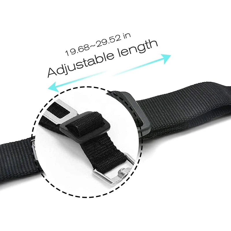 Adjustable Pet Car Seat Belt Nylon Lead Dog Leash Backseat Safety Belt OEM Custom Designer Dog Harness Collar Pet Accessories