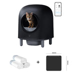 Petree Smart Cat Litter Box Automatic Self-cleaning cat Toilet Litter Box WIFI Remote Control Pet Tray Detachable Cat Toilet