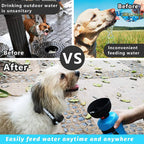BPA Free Pet Water Bottle Foldable Dog Bowl OEM Custom Dog Water Bottle Outdoor Travel Drinking Designer Dog Bowls Drink Bowl