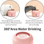 Custom LOGO 2.5L Pet Cat Water Fountain Auto Power-Off Electric Dog & Cat Water Dispenser with Bottle Shape Bowl