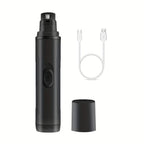 Rechargeable 2-Speed Pet Nail Grinder Plastic Grooming Tool for Cats and Dogs Quieter and Safer Cat Nail Clipper