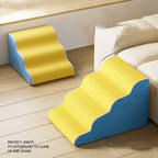 Wholesale Dog Stairs Cat Ramp Ladder Pet Stair with Memory Foam Sponge for Bed & Sofa Removable Washable Training Stairs