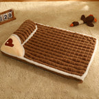 Luxury Modern & Fashionable XL Cat Bed Winter Memory Foam Pet Mat Detachable & Washable for Cats and Large Dogs