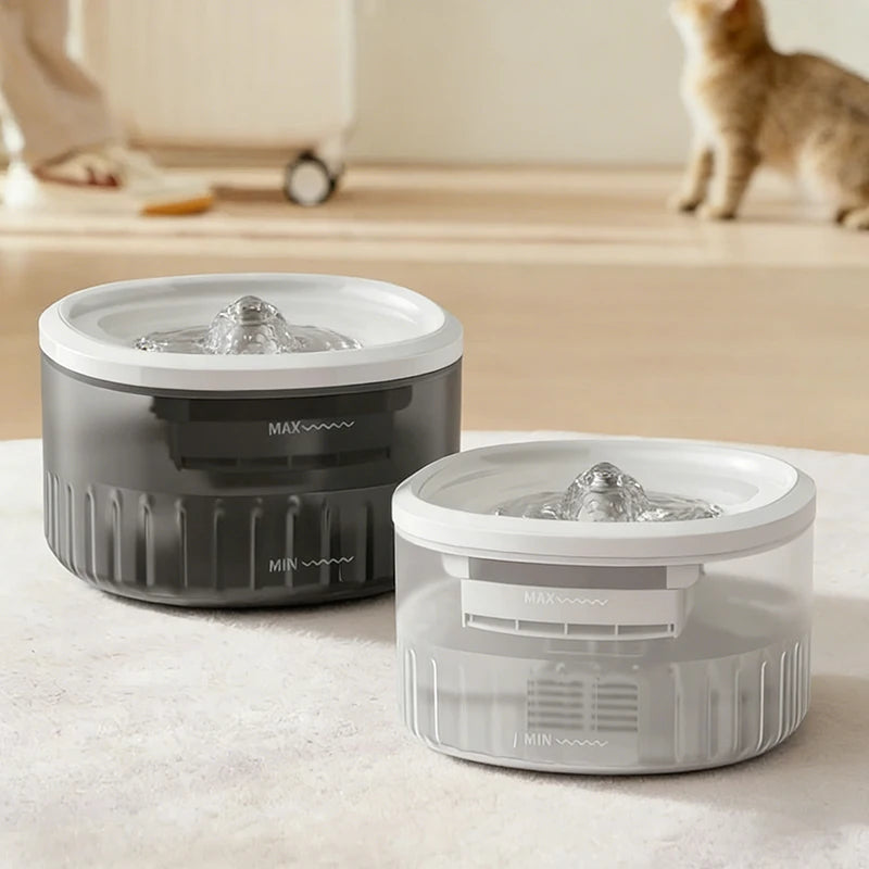 2026 New 3L Large Capacity Automatic Cat Water Fountain Multi-layer Filtration USB Charging Smart Cat Fountain Pet Supplies OEM